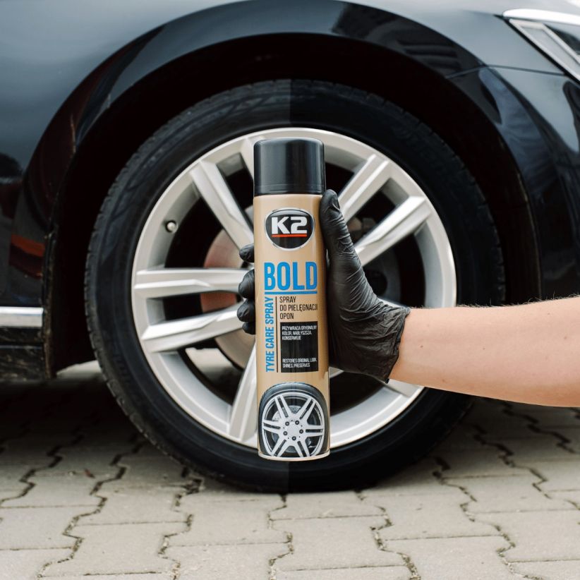 K2 BOLD 600 ML - Spray do nabłyszczania i pielęgnacji opon 1416dc10076e5540541edf356d29f675