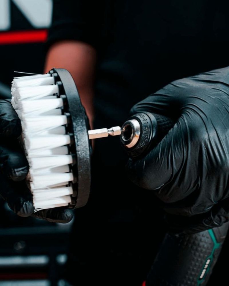 szczotka na wiertarkę do tapicerki