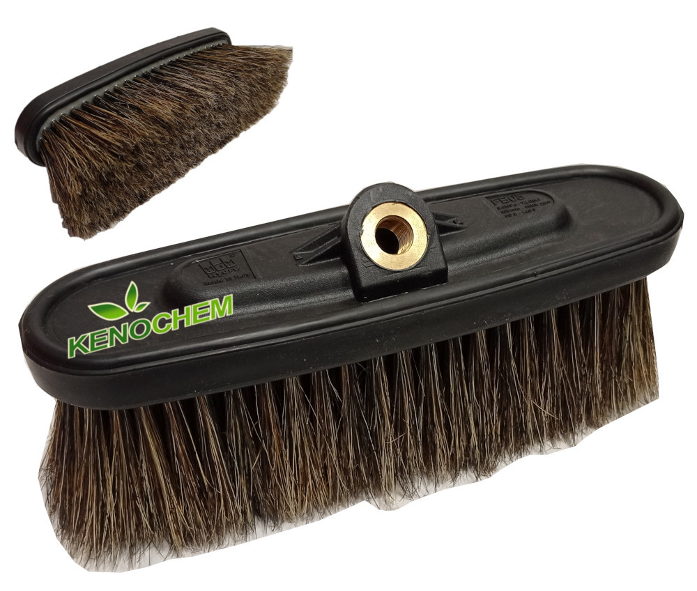 Szczotka z baturalnym włosiem do myjni samochodowej na lancę