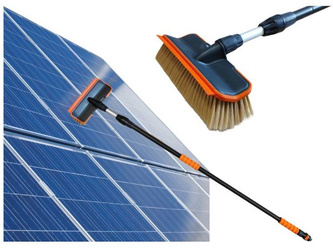 Szczotka teleskopowa do paneli solarnych do 1,8m NAROŻNA