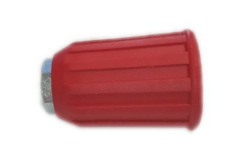 Nakrętka mocowania Osłona DYSZY GUMOWA czerwona