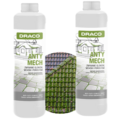 Draco Zestaw 2x ANTY MECH 1L - płyn do usuwania glonów mchów