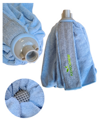 Mop Sukienka RUBI Silver Bacteria Stop z gumowym skrobakiem