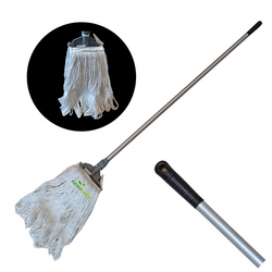 Zestaw Mop sznurkowy Kentucky + uchwyt Agrafka + kij 120cm