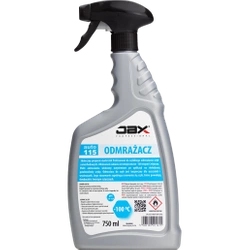 JAX 115 Odmrażacz 750ml - płyn szybko roztapia lód z szyb