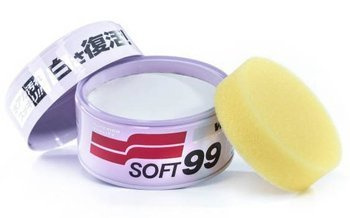 SOFT99 white soft wax Wosk Samochodowy do białych jasnych lakierów