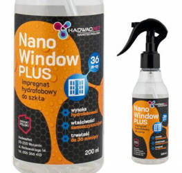 Nano Window Plus 200ml Hydrofobowa powłoka do Okien, Szkła Chroni przed Brudem