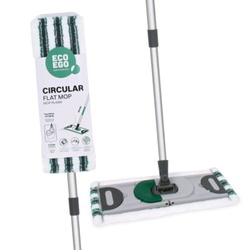 Mop płaski EcoEgo 40cm z kijem teleskopowym 79 - 137 cm