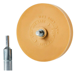 BenBow Gumowy Krążek + ADAPTER Pad Do Usuwania Naklejek