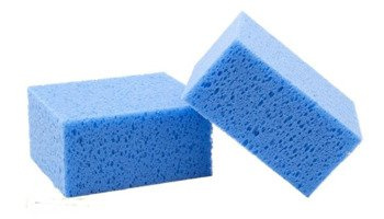 Cartec - gąbka niebieska do wosków