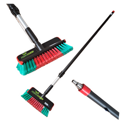 Vikan Zestaw Szczotka 524752 + kij 2,8M 297352 z przepływem