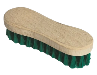 Szczotka zielona - czyszczenie tapicerki skórzanej