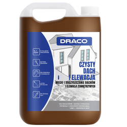Draco CZYSTY DACH i elewacja 5L - płyn do mycia elewacji