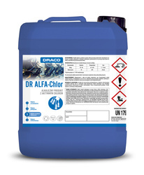 Draco Dr ALFA Chlor 25Kg - płyn z chlorem do mycia dojarek