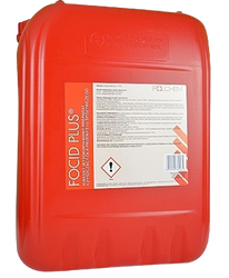 Polchem FOCID PLUS 25kg - pianowe mycie i dezynfekcja osady