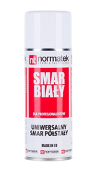 Normatek Smar Biały 400ml - spray odporny na wodę korozję
