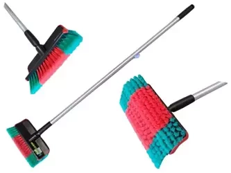 Vikan Zestaw szczotka do mycia busów 524752 + kij 1,26m