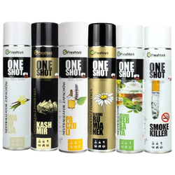 Zestaw nr 1 Freshtek ONEShot 6X600ml - zestaw odświeżaczy
