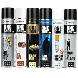 Zestaw nr 10 Freshtek ONEShot 6X600ml - zestaw odświeżaczy