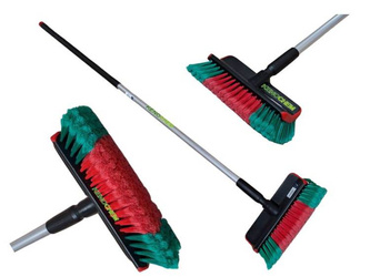 Vikan Zestaw szczotka do mycia busów 524752 + kij 1,5m