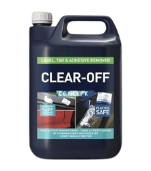 CONCEPT CLEAR-OFF 5L - usuwanie naklejek oleju kleju asfaltu