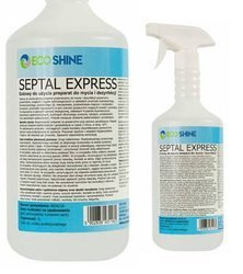 ECO SHINE SEPTAL EXPRESS 1L Płyn do Dezynfekcji Powierzchni Narzędzi Kosmetycznych Dezynfektant w spray