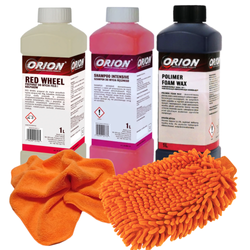 Zestaw ORION 3x1L + Rękawica + Mikrofibra | Startowy Detailer