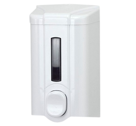 Dozownik do mydła w płynie 1L S4 - na klucz biały do szkoły