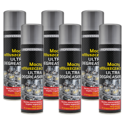 SJD Zestaw 6x600ml  - mocny odtłuszczacz zmywacz do hamulców