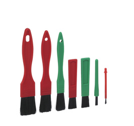 Vikan 556052 - komplet miękkich małych pędzelków detailing