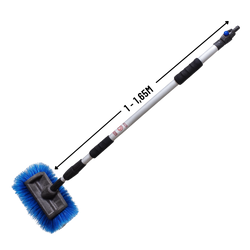 Szczotka teleskopowa 1-1,65m - mycie paneli fotowoltaicznych