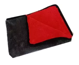 Recznik Mikrofibra Mikrowłókno 40x60 szaro-czerwone