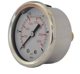 Manometr średnica 50mm 250bar 1/4 stal nierdzewna