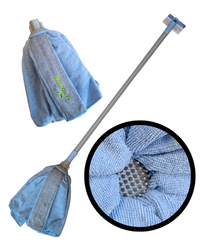 York Zestaw do mycia podłogi 2x Mop RUBI + 1x kij teleskopowy