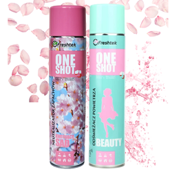 Zestaw Freshtek ONE SHOT 2x600ml odświeżacz powietrza - Beauty i Sad