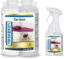 Chemspec Dye Gone Sprayer Kit 650ml Spray Silny Odplamiacz Usuwa najcięższe plamy z kawy WIna Soku Dwuskładnik