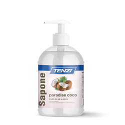 TENZI SAPONE PARADISE COCO (białe) - Mydło w płynie o zapachu kokosowym - 0,5L