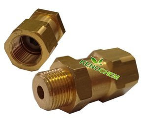 Redukcja Obrotowa Mosiądz GW3/8-GZ3/8 Złączka Adapter