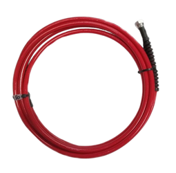 Wąż do myjni 4,5m - czerwony termoplastyczny wzmocniony