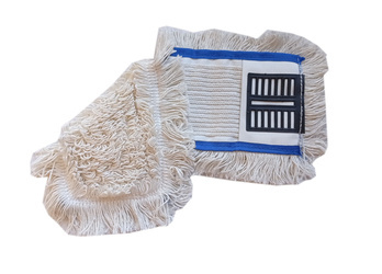 Mop płaski DUO Bawełna 40cm - kieszeniowy z klipsem