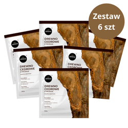 Zestaw 6x Aroma Saszetka Zapachowa Drewno Cedrowe z Paczulą 6x5,5g