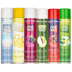 Zestaw odświeżaczy ONE SHOT 6x600ml - Świeżość i Owoce