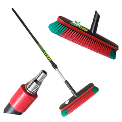 Vikan Zestaw szczotka mycie busów 475752 + kij 2,8m 297352