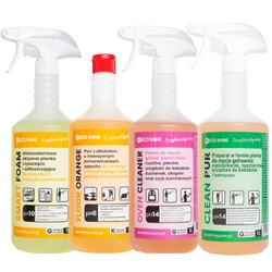 Eco Shine Zestaw 4x1L - plyny do mycia kuchni urządzeń AGD