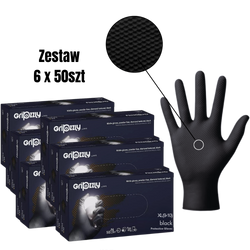 Zarys GRIPZZLY XL Zestaw 6x Rękawiczki Nitrylowe Grube