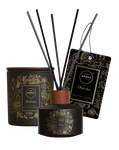 Aroma Zestaw Patyczki zapachowe + Świeca Czarna Róża Paczula