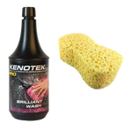 Kenotek BRILLIANT WASH 1L - szampon do mycia auta + gąbka 