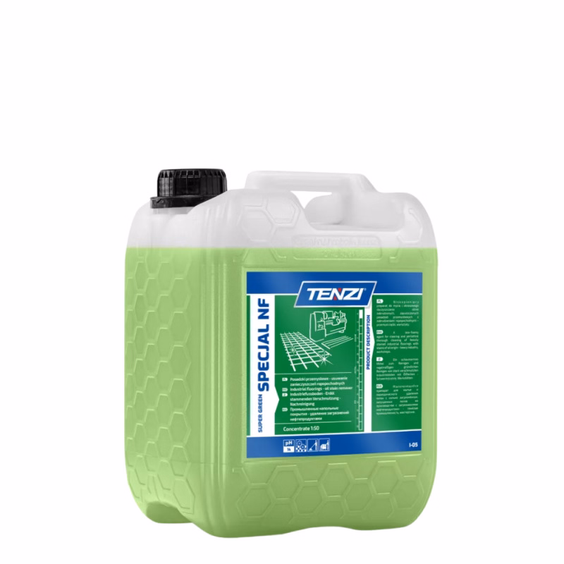 TENZI SUPER GREEN SPECJAL NF – Płyn do mycia posadzek warsztatowych – 5L
