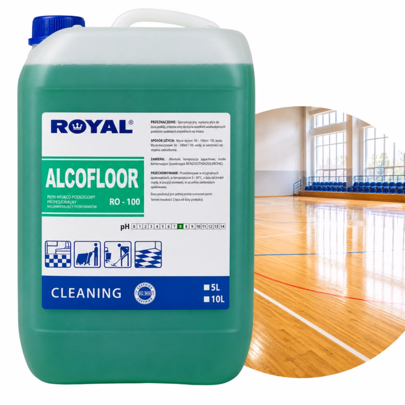 ROYAL RO-100 ALCOFLOOR 5L – Antypoślizgowy płyn do podłóg