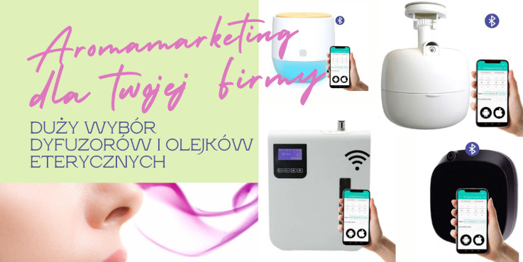Aromamarketing duży wybor dyfuzorów eletrycznych
